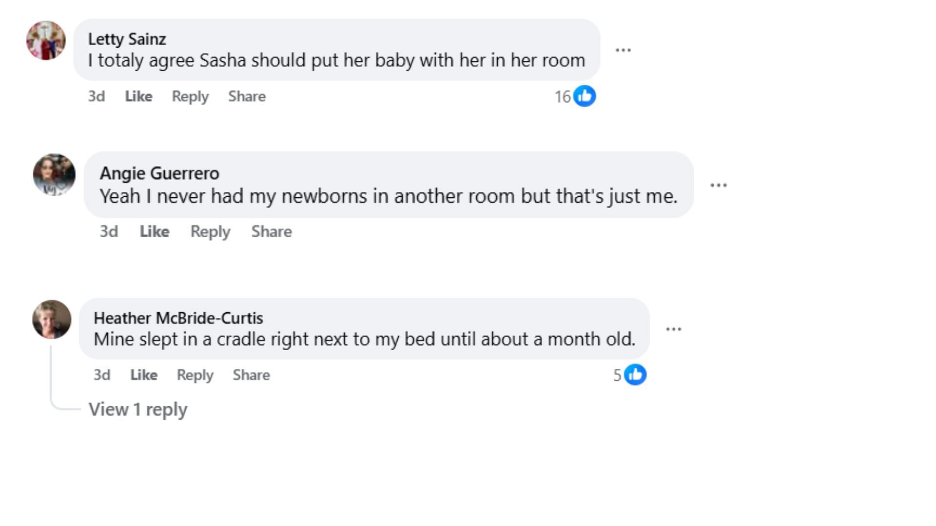 Comments by fans on the post (Image via Facebook/@Charmin Dean-Lyons)